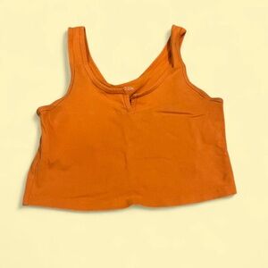 Wild Fable Vibrant Orange Crop Top